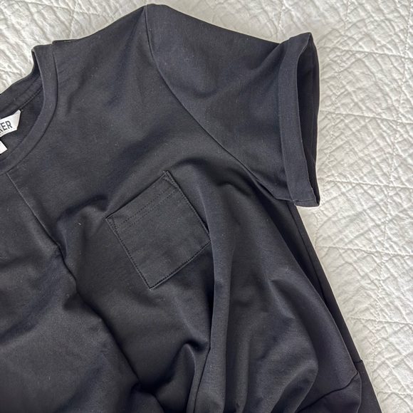 Walter Baker Black Short Sleeve Twist Tee - Picture 12 of 14